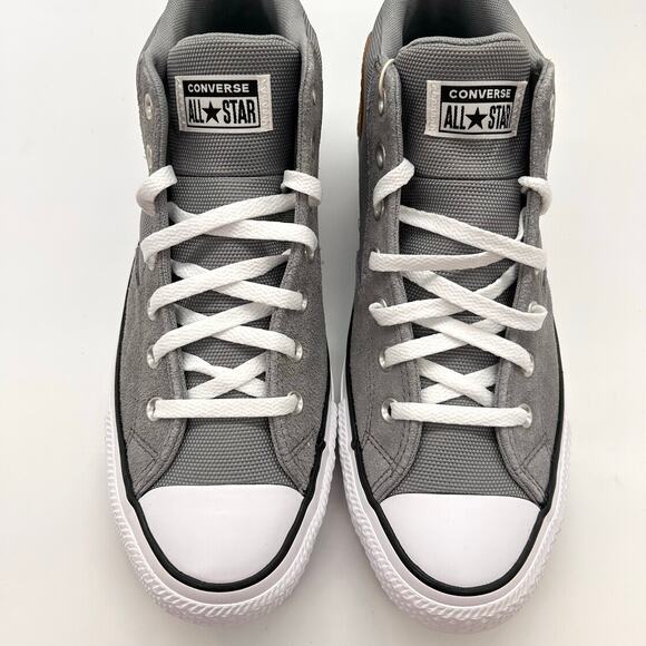 New Converse CTAS Malden Street Mid Shoes Men\'s 13 Women\'s 15 Grey A09499C